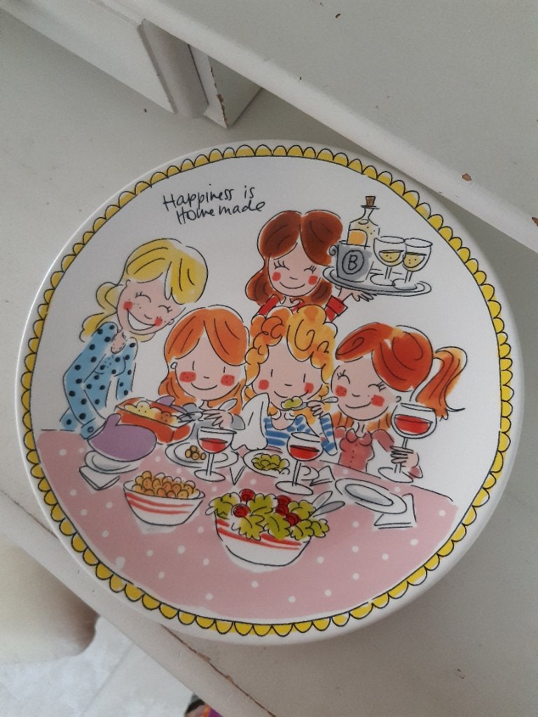 Bord/ serveerschaal bla bla bla  blond Amsterdam, Huis en Inrichting, Keuken | Servies, Nieuw, Ophalen of Verzenden, Bord(en)