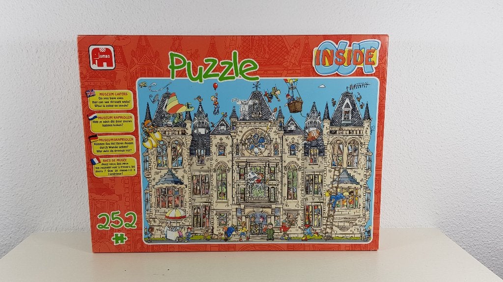 Museum Kapriolen, Jumbo puzzel Inside Out. 6A5, Ophalen of Verzenden, 500 t/m 1500 stukjes, Gebruikt