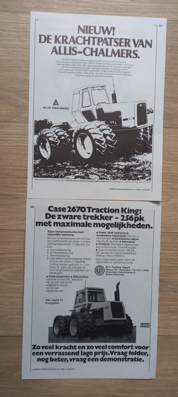 A 4: Allis Chalmers . White, Ophalen of Verzenden, 1920 tot 1940, Tijdschrift
