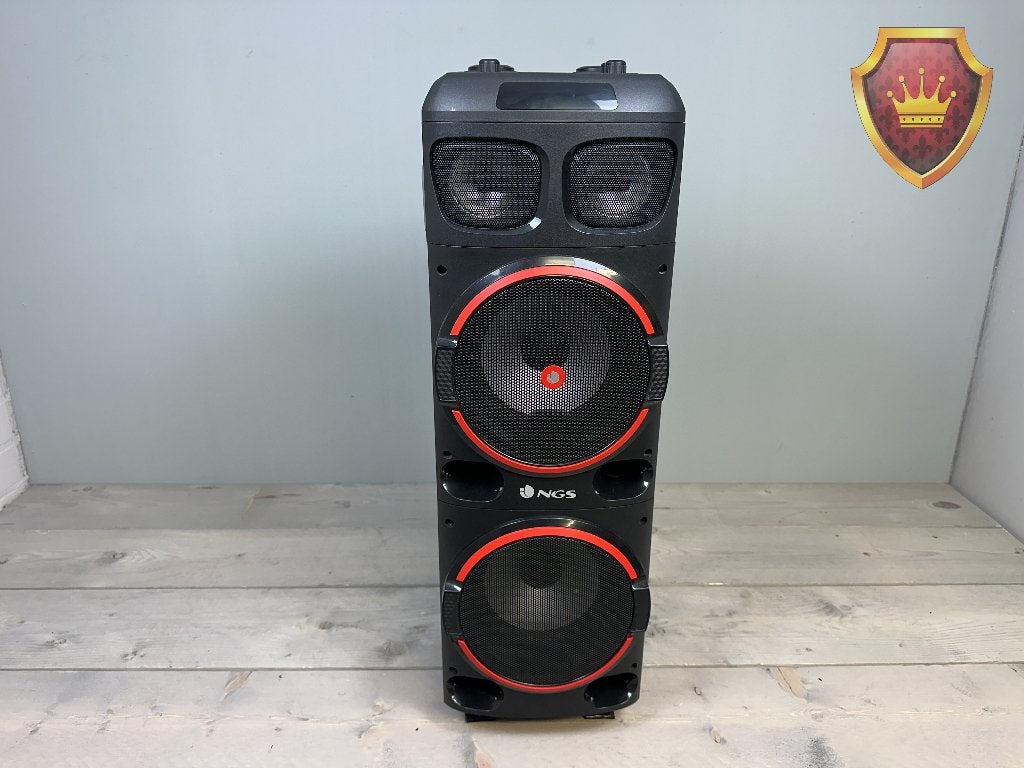 NGS Wild Dub 1 300W Bluetooth-partyspeaker, Lichteffecten, Vloerstaande luidspreker, Gebruikt, 150 watt of meer