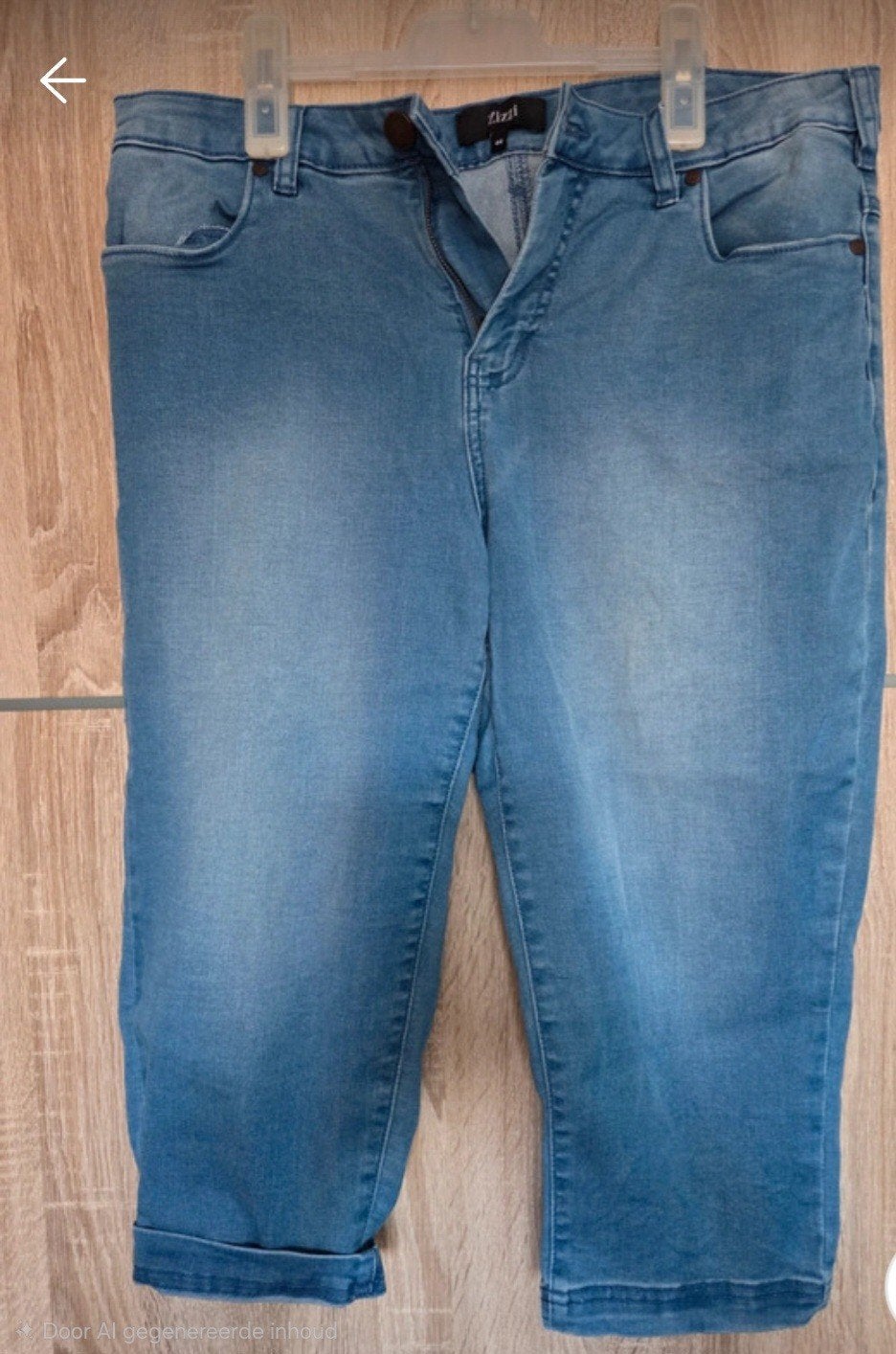 Zizzi Capri Spijkerbroek Maat 44, Zizzi, Blauw, Maat 42/44 (L), Ophalen of Verzenden