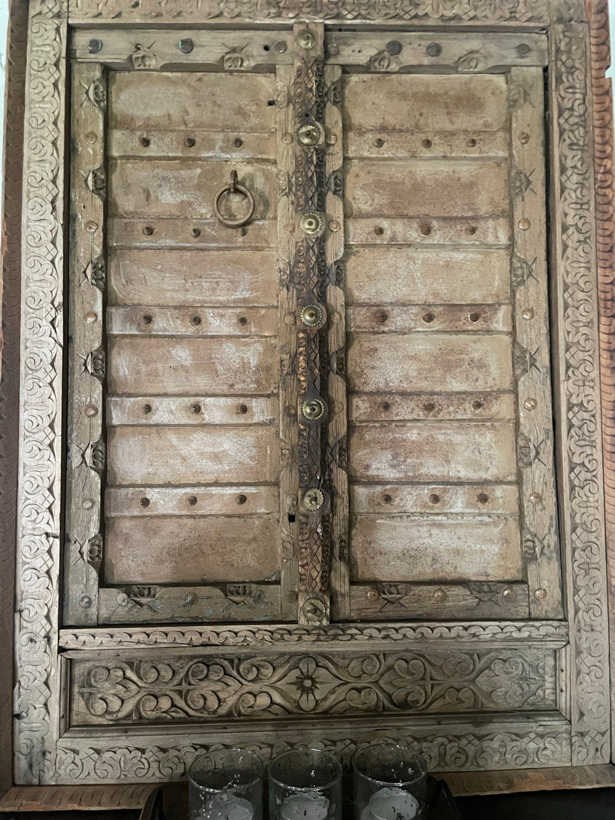 Prachtig oud houten luik - 110x85 cm, Ophalen of Verzenden