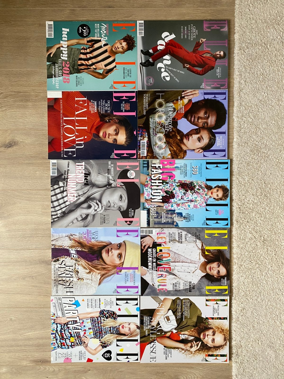 10x ELLE magazine, Ophalen of Verzenden, Zo goed als nieuw, Glossy