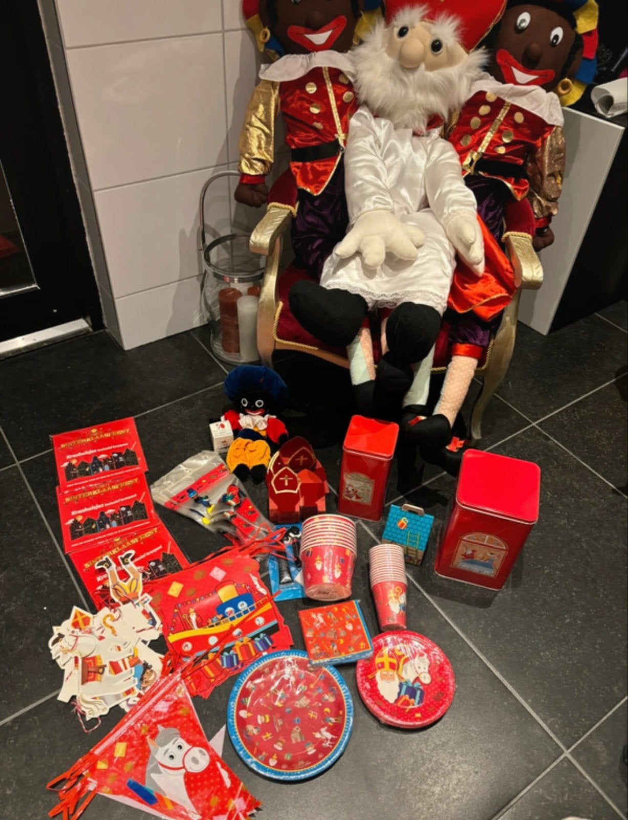 Grote partij Sinterklaas decoratie, Diversen, Ophalen