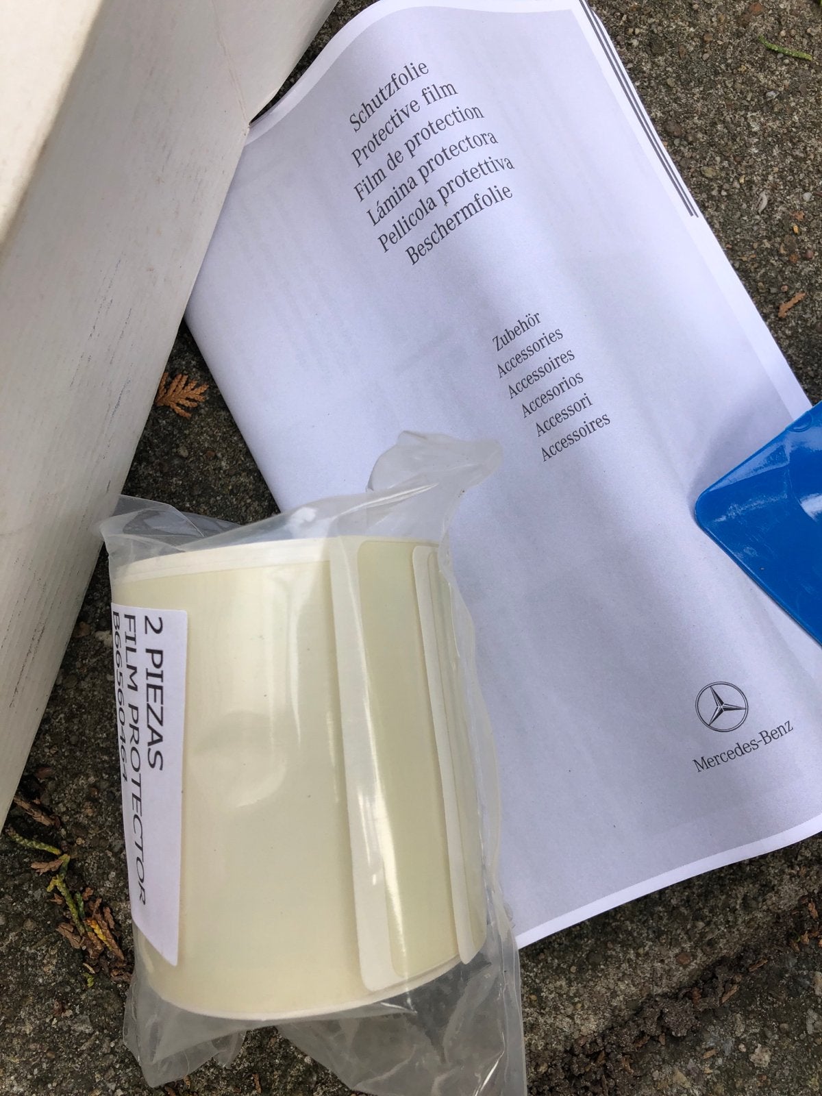 Mercedes-Benz instaplijst beschermfolie (B66560464), Ophalen of Verzenden, Nieuw