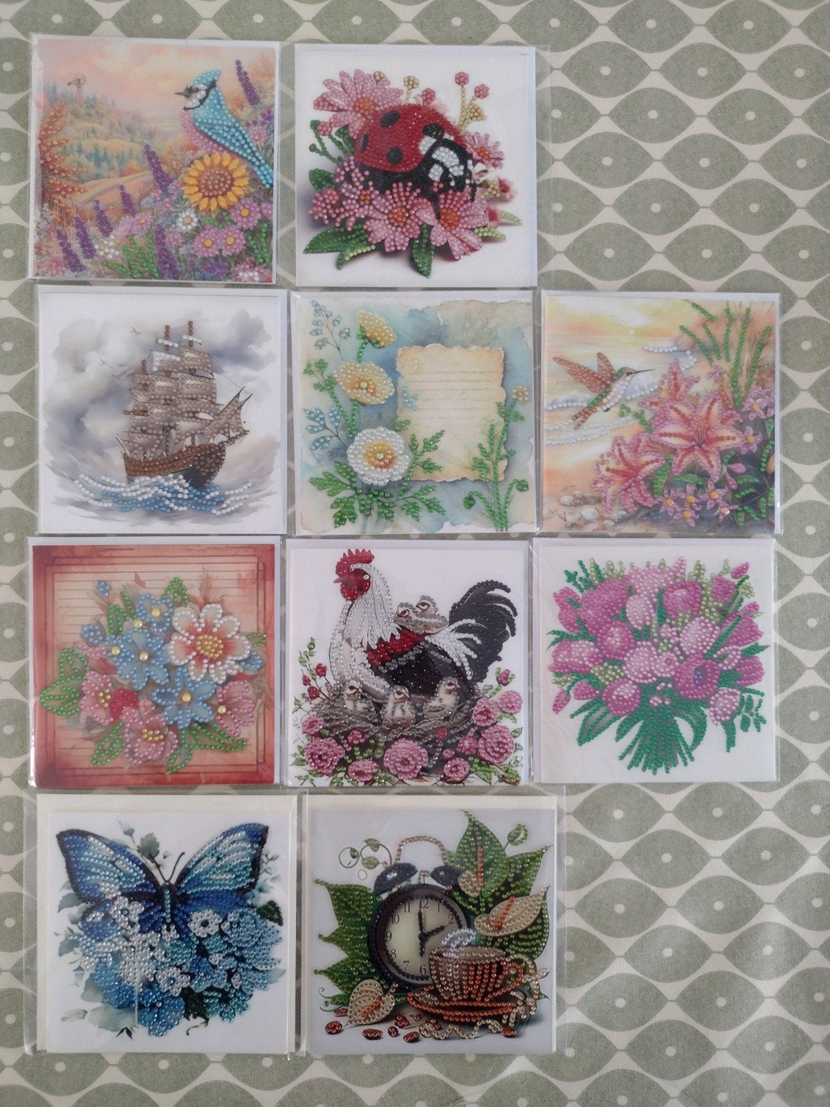 AKTIE Pakket van 20 dubbele kaarten met envelop (handmade), Hobby en Vrije tijd, Nieuw, Ophalen of Verzenden, Overige thema's