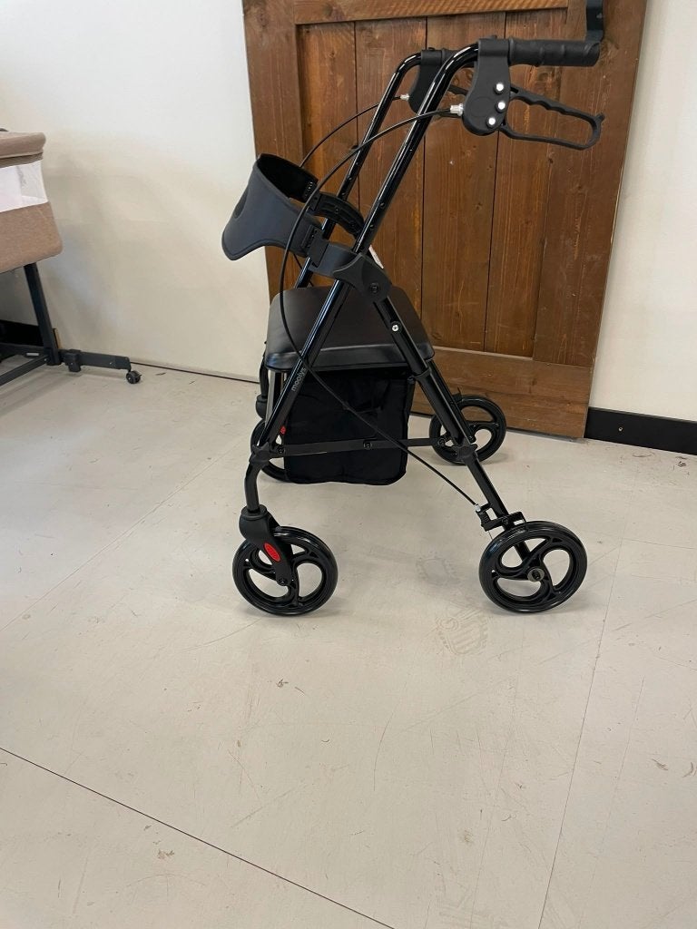 Mooiys Brian Rollator lichtgewicht - opvouwbaar - zitfunctie, Ophalen of Verzenden, Opvouwbaar, Zo goed als nieuw