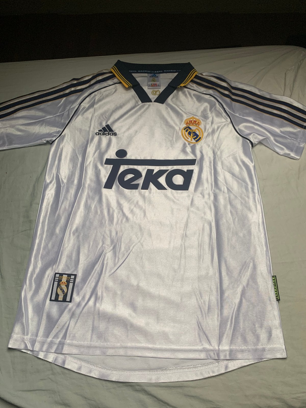 Real madrid retro, Maat M, Verzenden, Zo goed als nieuw, Shirt