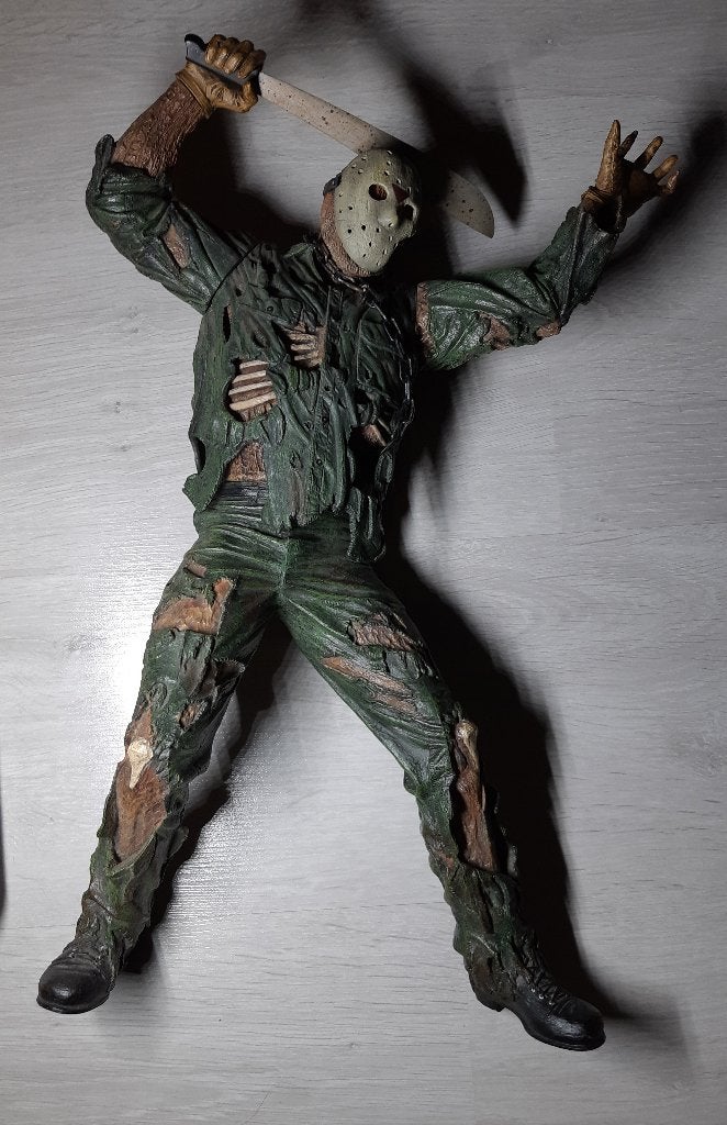 Jason Voorhees Friday the 13th 18” Motion Sounds NECA 2003, Verzenden, Zo goed als nieuw