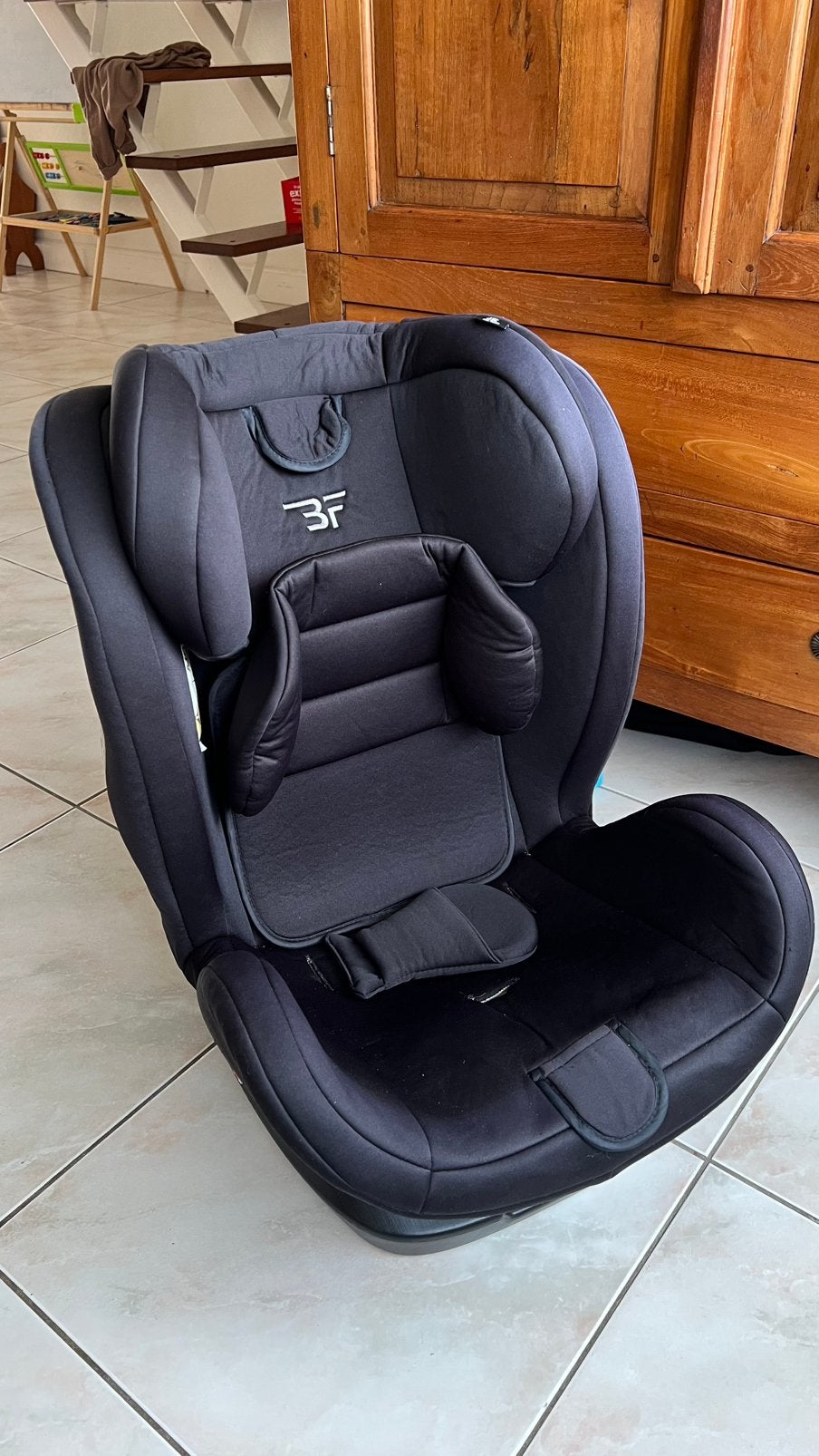 Autostoel met isofix vanaf groep 2 draaibaar, Gebruikt, 9 t/m 18 kg, Zijbescherming, Isofix