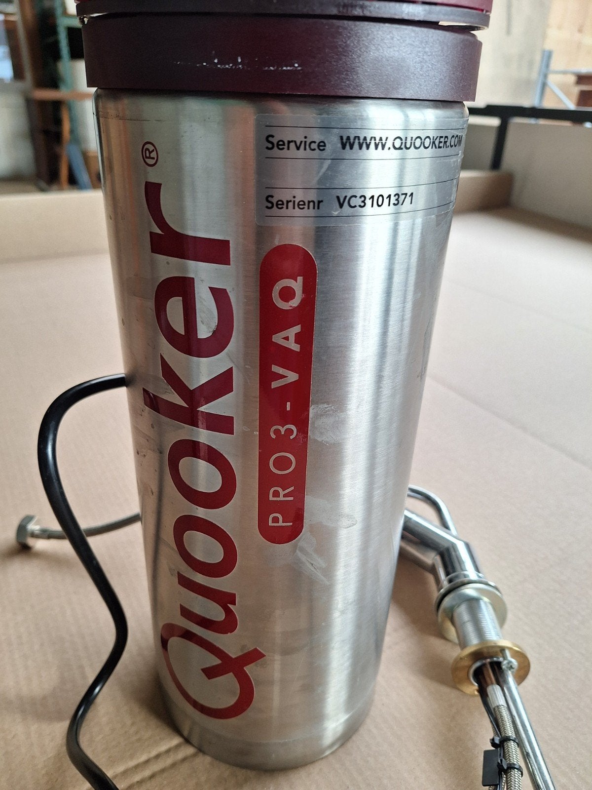 Quooker PRO3-VAQ 3 liter / 8 bar 1600W, Huis en Inrichting, Zilver, Ophalen of Verzenden, Metaal, Overige merken