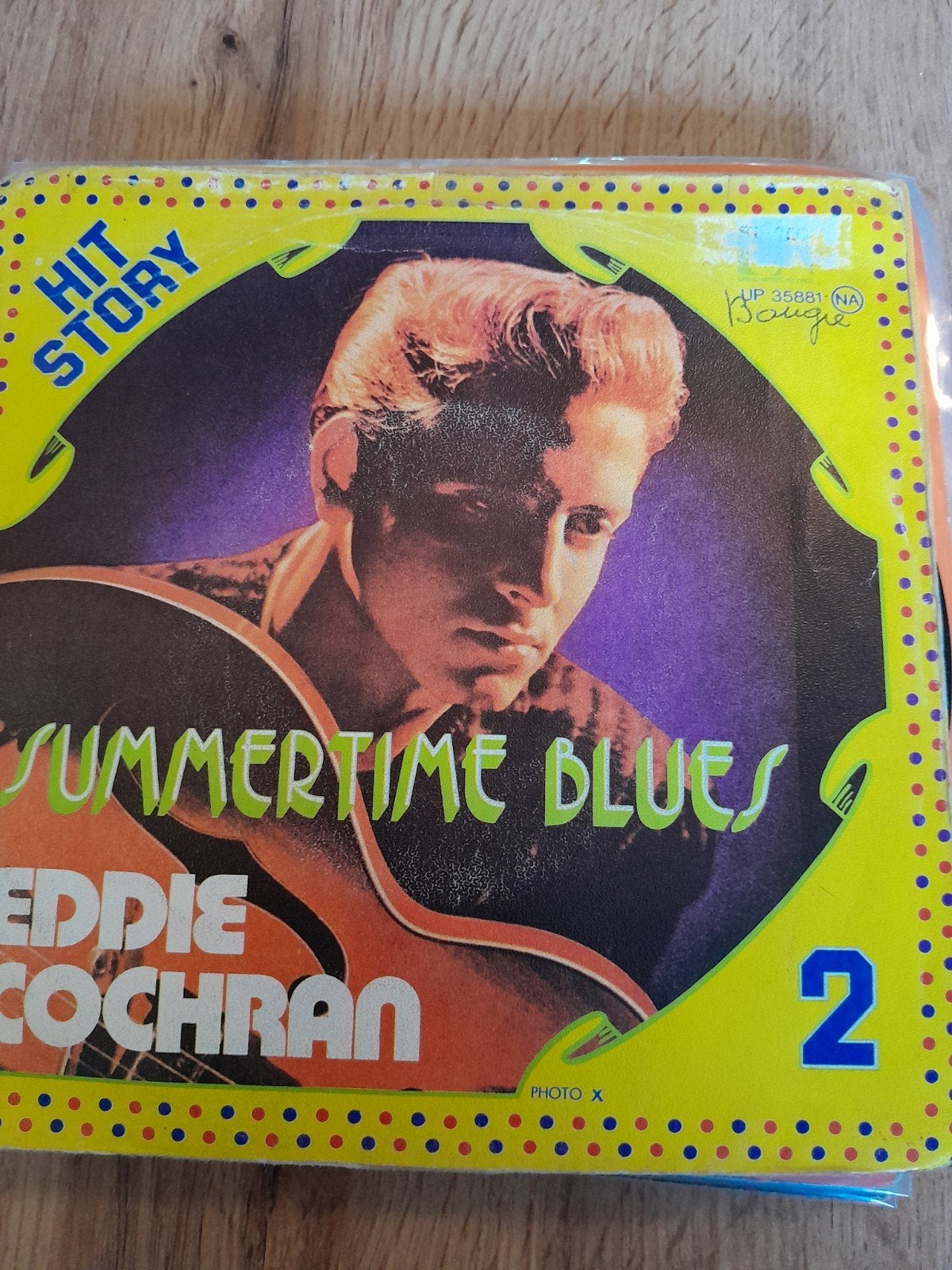 eddie cochran 7 inch summertime blues, Ophalen of Verzenden, Zo goed als nieuw, Pop