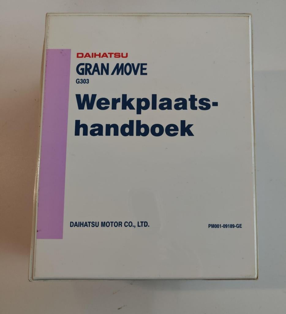 Daihatsu Gran Move G303 Werkplaatshandboek, Auto diversen, Ophalen