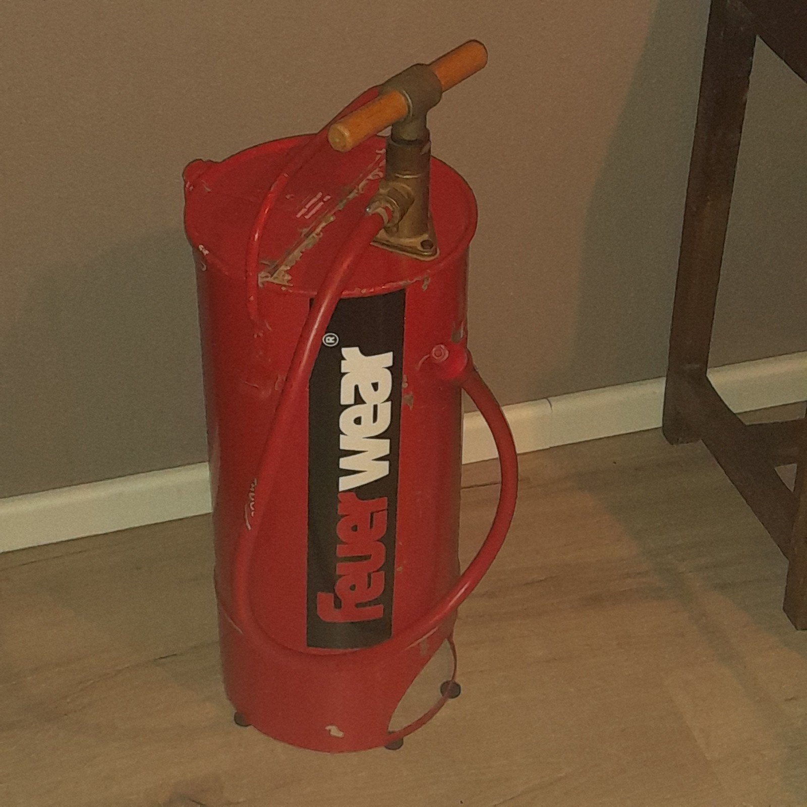 Feuer Wear brandblusser - decoratief item, Antiek en Kunst, Ophalen of Verzenden