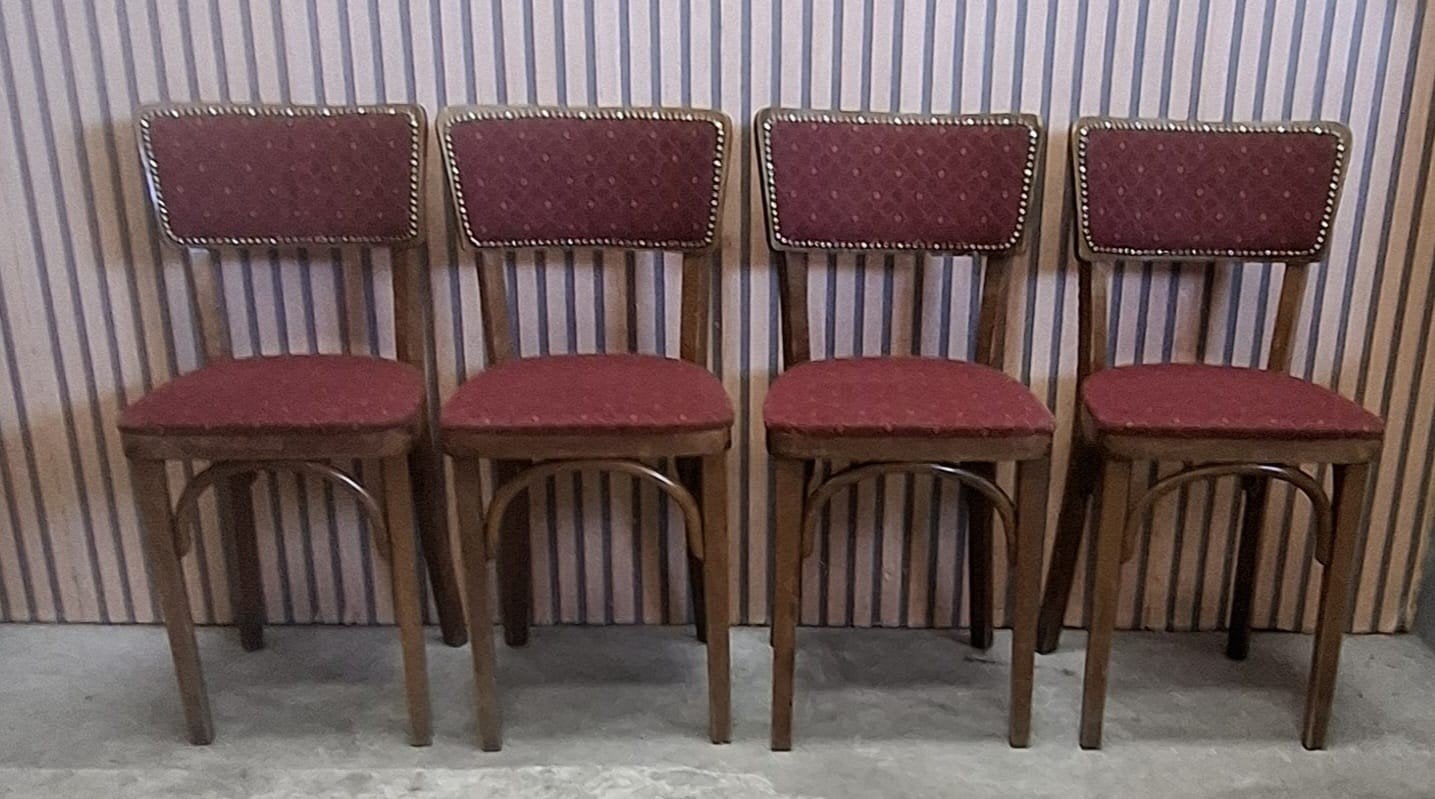 10 x Vintage Thonet cafestoelen hout Bentwood cafe stoelen, Ophalen of Verzenden, Zo goed als nieuw, Vijf, Zes of meer stoelen
