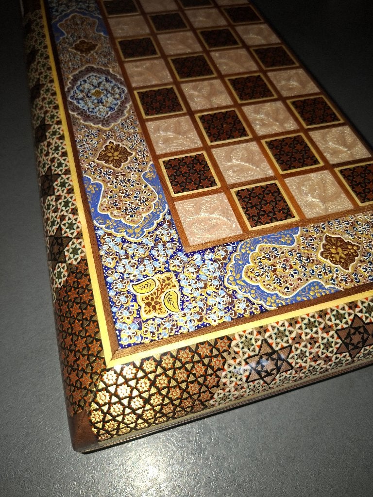 Backgammon Khatamkari, Verzenden, Een of twee spelers, Nieuw, Diverse uitgevers