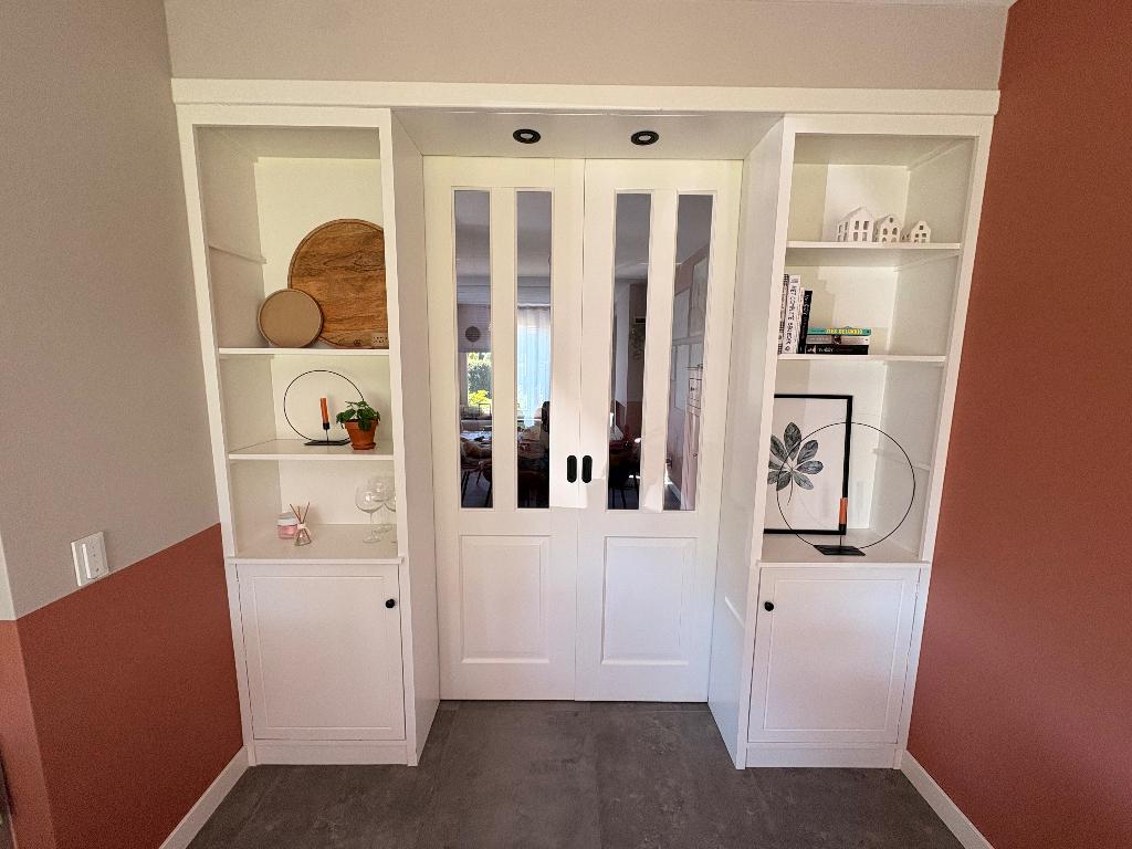 Ensuite deuren (aan bovenrail), Ophalen, 120 cm of meer, Binnendeur, Zo goed als nieuw