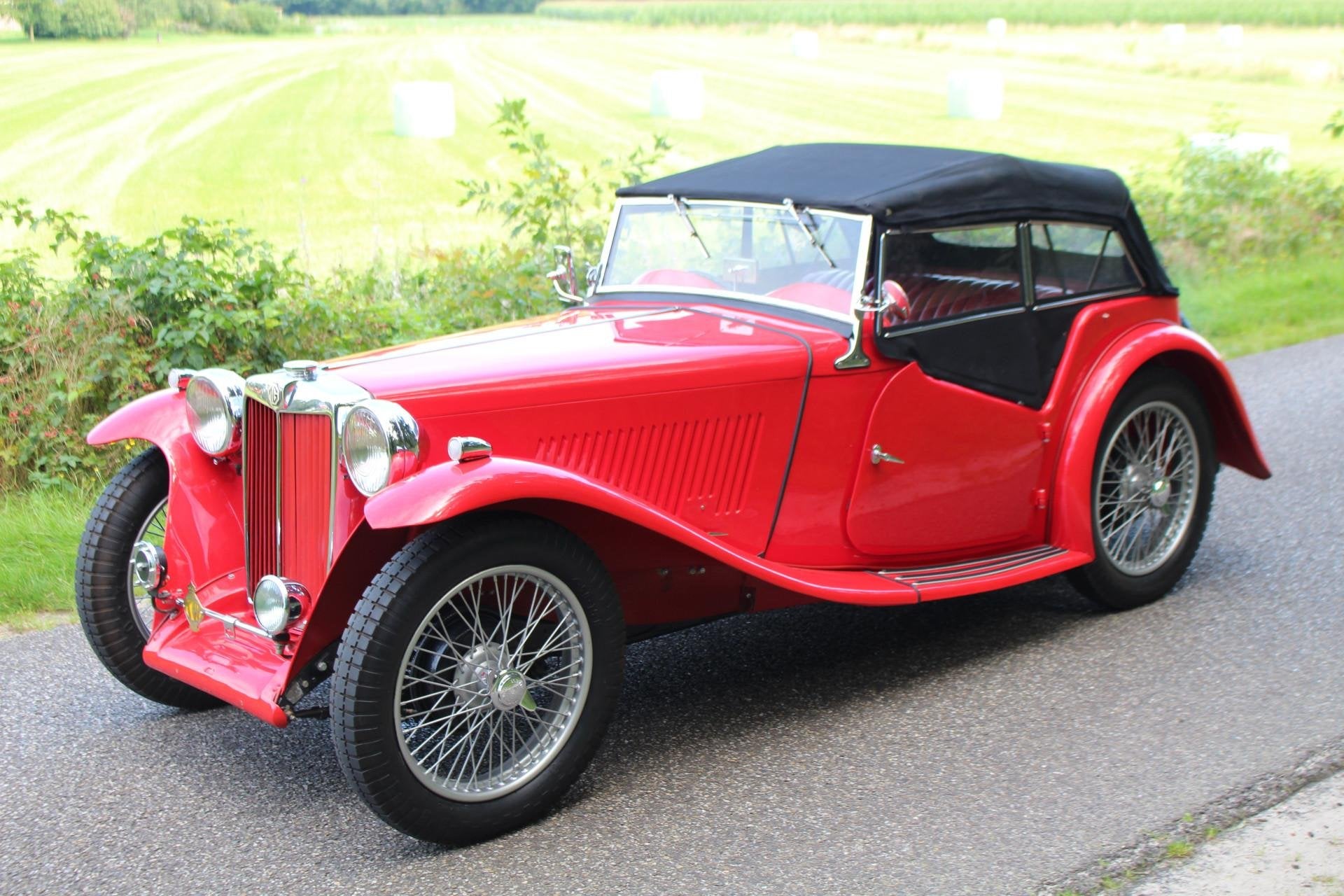MG TA 1938 BODY OFF RESTORED! NEW! TOTALE NIEUWSTAAT GERESTA, Auto's, Stof, Cabriolet, Handgeschakeld, 50 pk