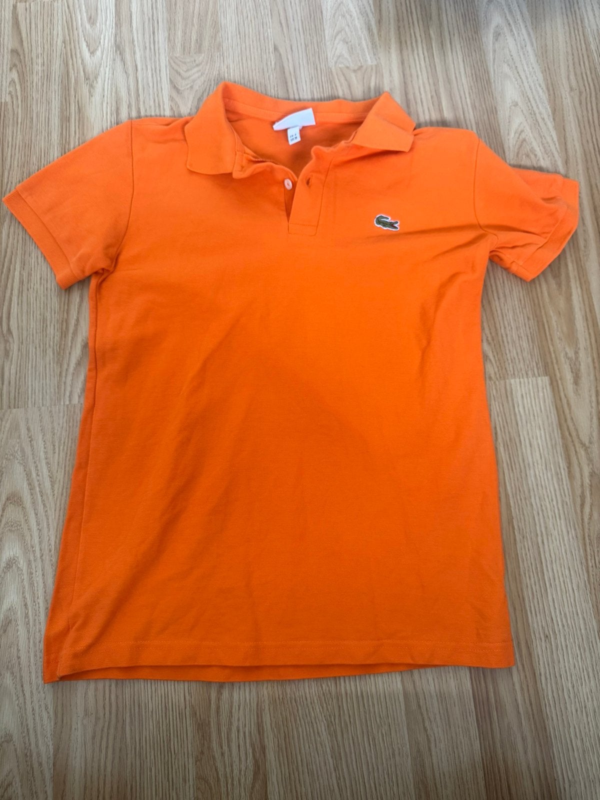 Oranje lacoste polo maat m, Kleding | Dames, Maat 38/40 (M), Oranje, Ophalen of Verzenden, Zo goed als nieuw