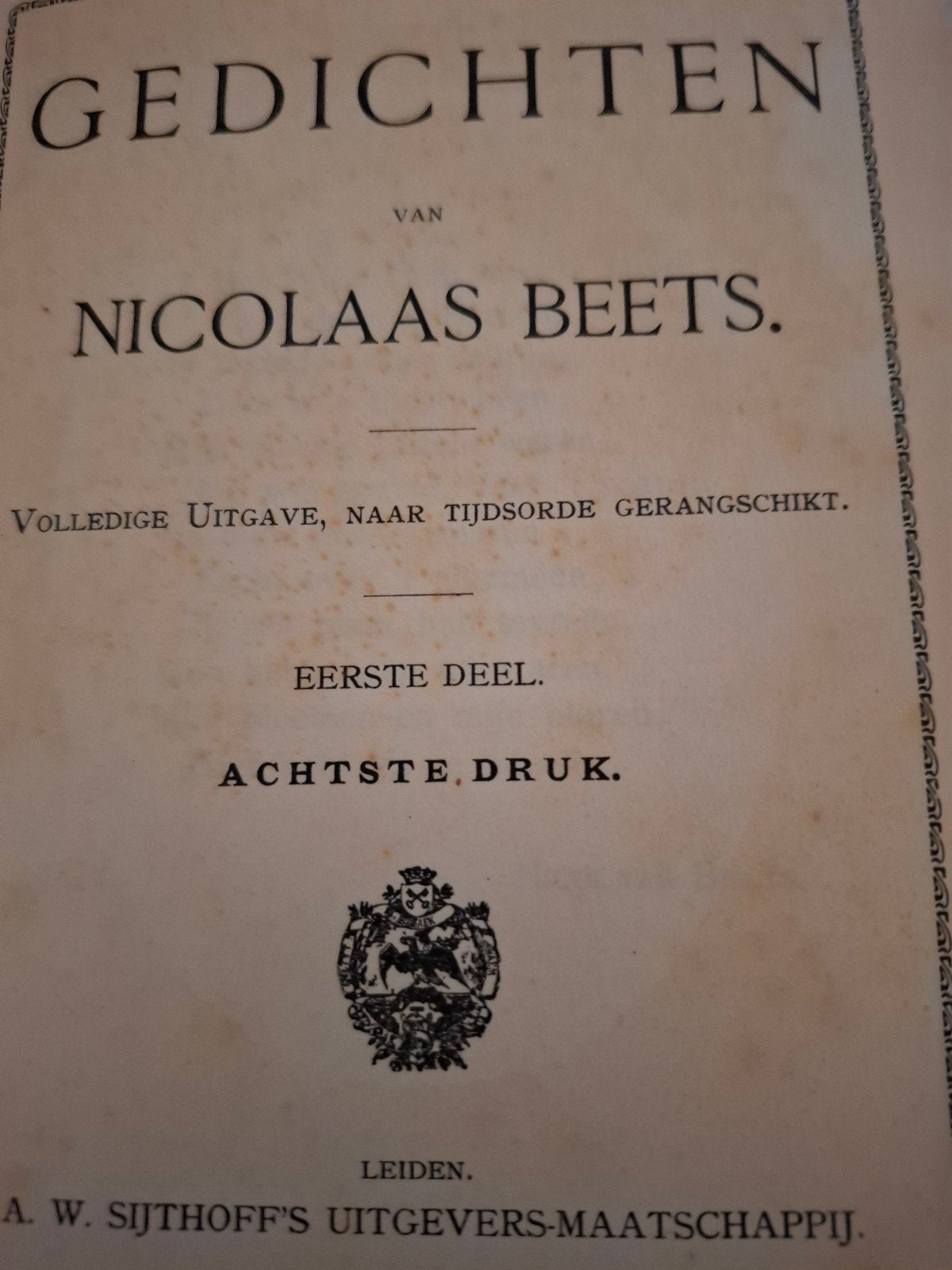 Nicolaas Beets, Boeken, Ophalen of Verzenden