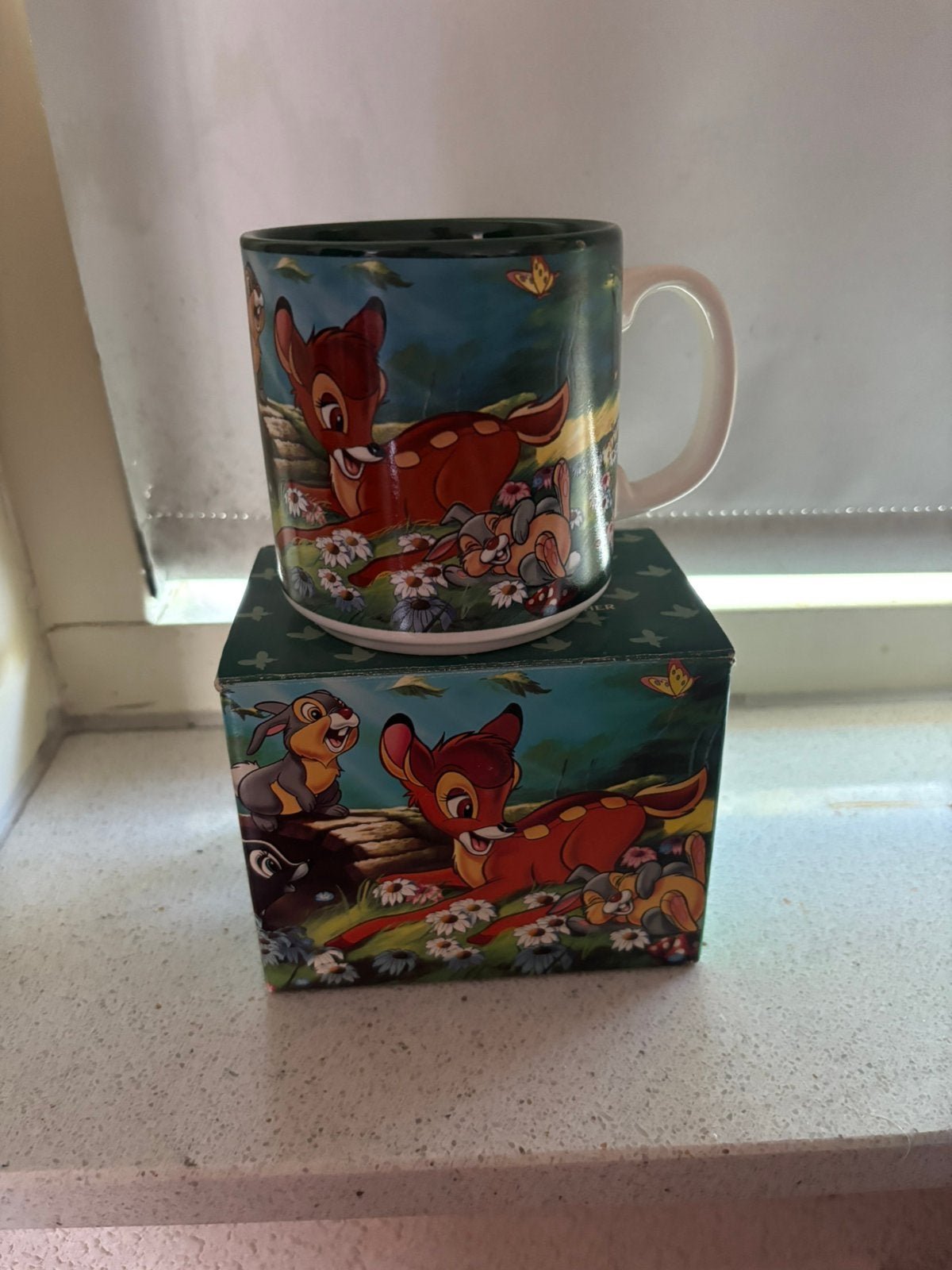 Disney vinted mok Bambi, Ophalen of Verzenden, Bambi of Dumbo, Zo goed als nieuw, Servies