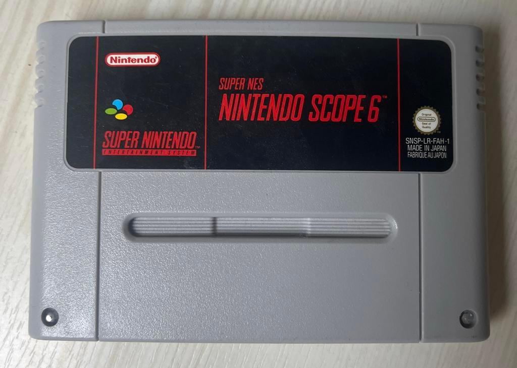 Nintendo Scope 6 - Super NES (SNES) Spelcartridge, Spelcomputers en Games, Games | Nintendo Super NES, Gebruikt, Shooter, 1 speler