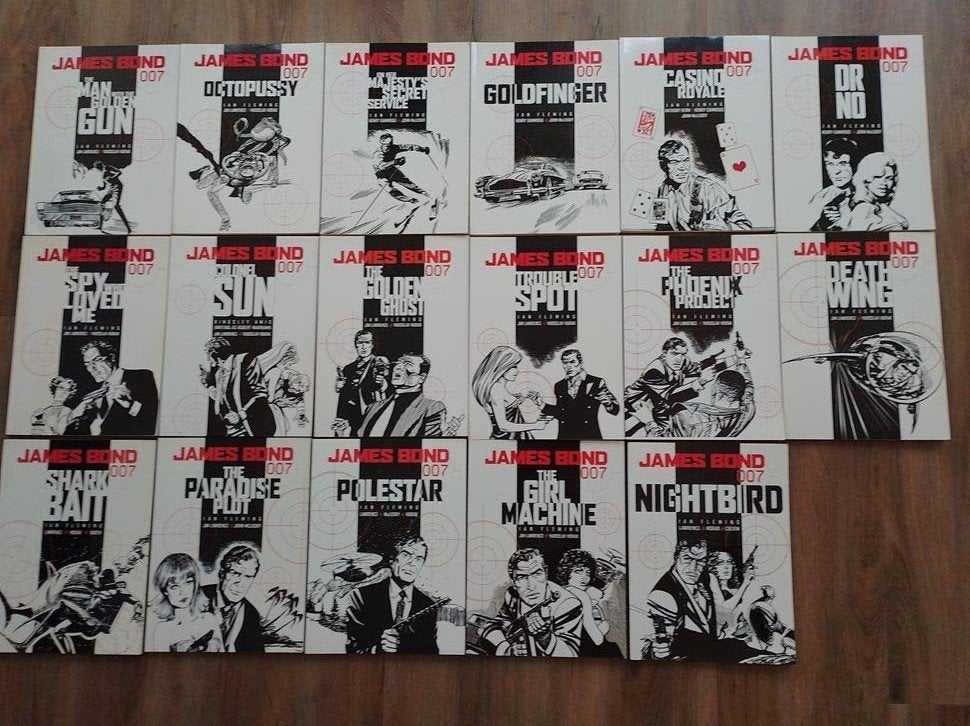 James Bond Titan stripboeken eerste druk collectors item, Ophalen
