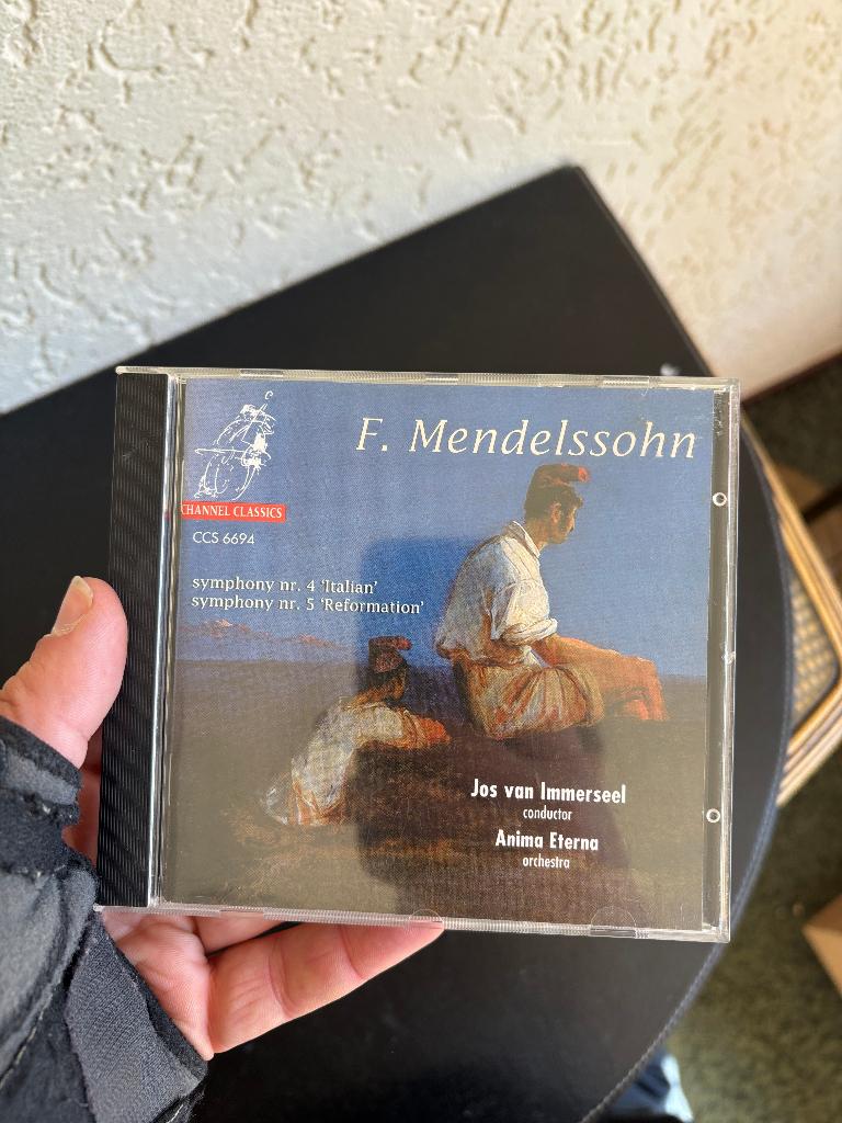 Mendelssohn, Anima Eterna - Symphony Nr.4 Italian, Cd's en Dvd's, Cd's | Klassiek, Zo goed als nieuw, Kamermuziek, Classicisme