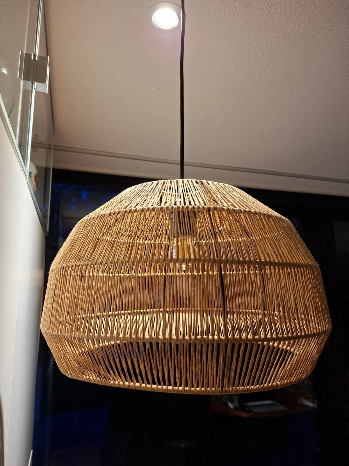 Fraaie eettafellamp / slaapkamer lamp, Ophalen of Verzenden, Rond