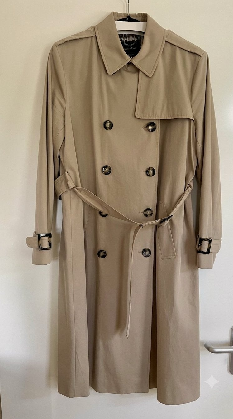 Massimo Dutti Trenchcoat Camel Maat XL, Ophalen of Verzenden, Zo goed als nieuw, Maat 46/48 (XL) of groter, Beige