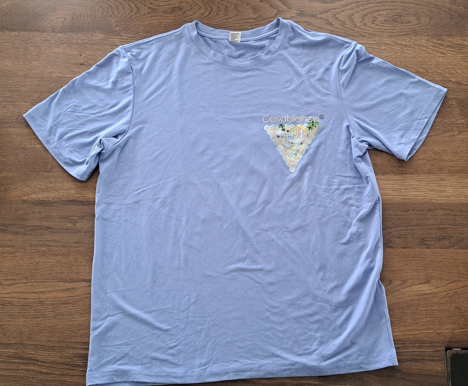 NW licht blauw heren T-shirt maat S, Kleding | Heren, Blauw, Nieuw, Ophalen of Verzenden, Maat 52/54 (L)