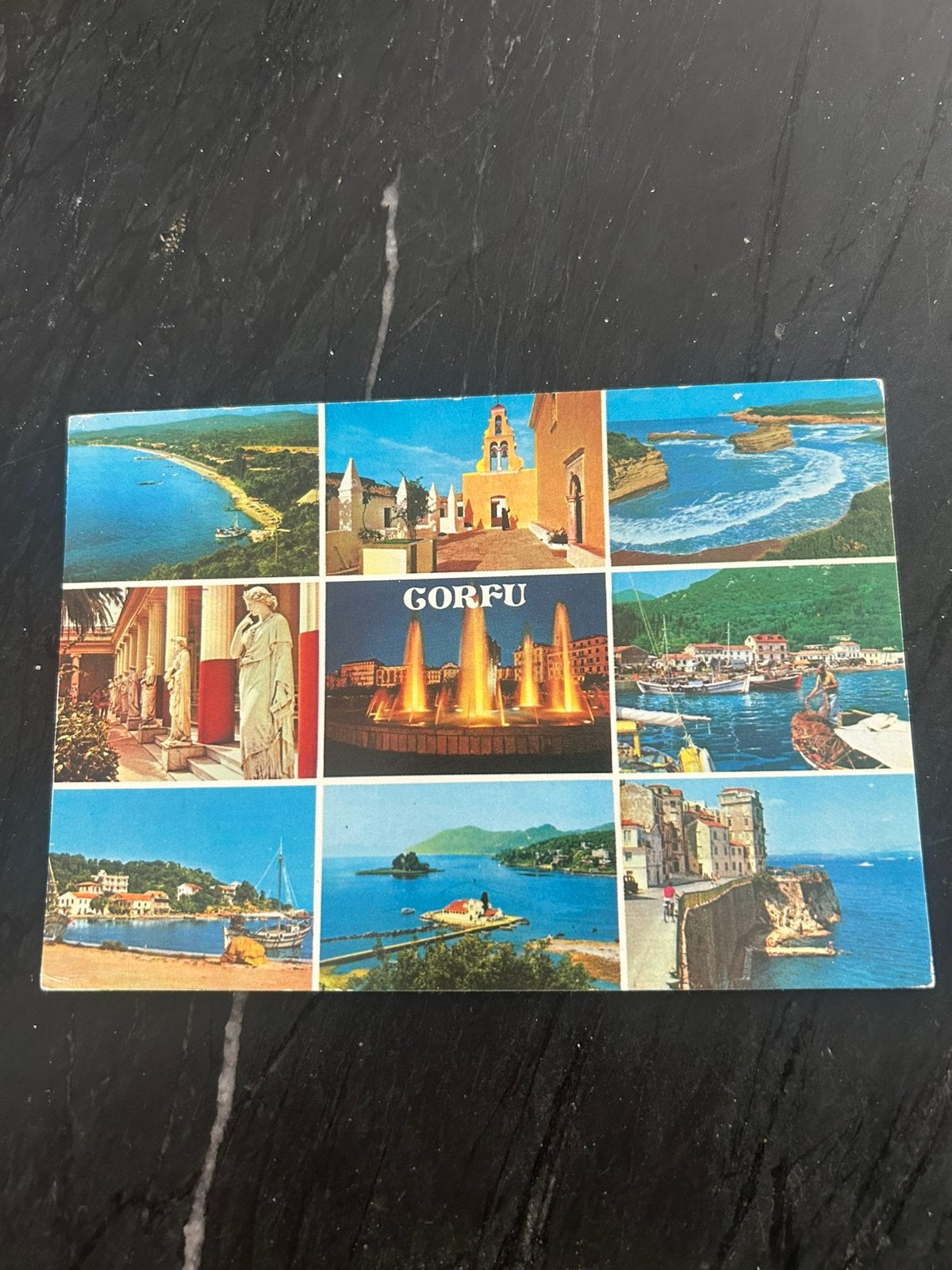CORFU Griekenland jaren ‘70, Ophalen of Verzenden, 1960 tot 1980, Gelopen, Overig Europa