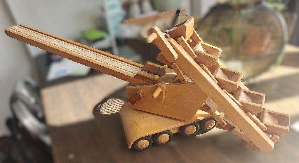 Friedrich Fröbel Werdau  vintage houten speelgoed, Ophalen of Verzenden, Gebruikt