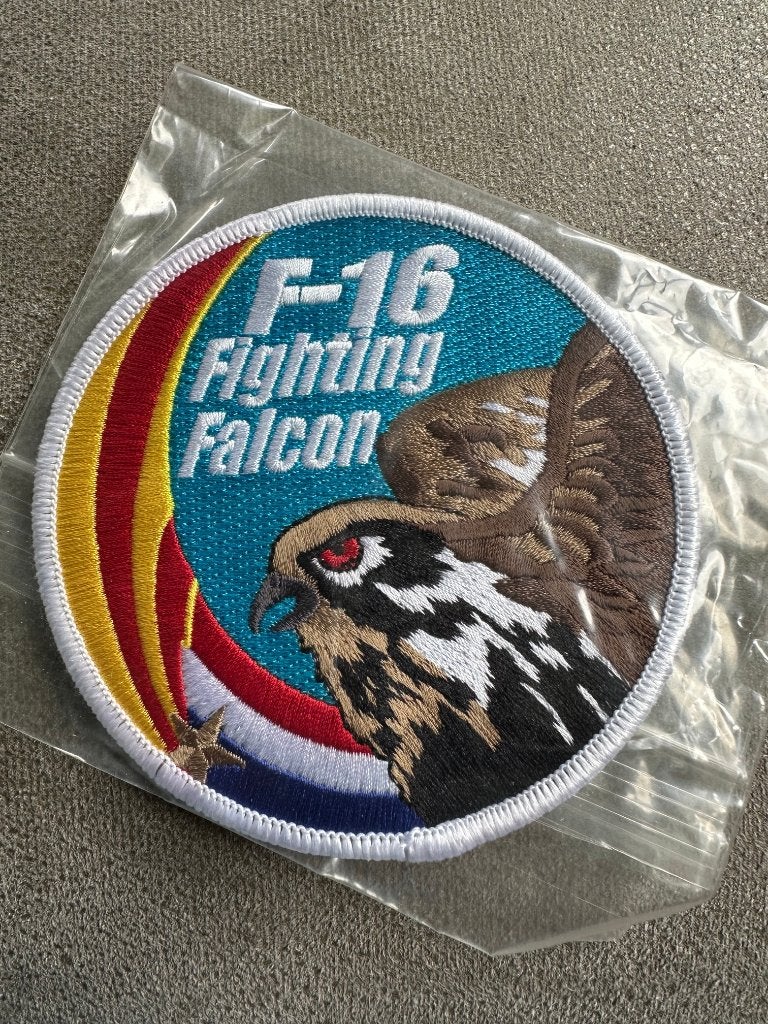 F-16 Fighting Falcon KLu patch, Ophalen of Verzenden, Nieuw, Patch, Badge of Embleem