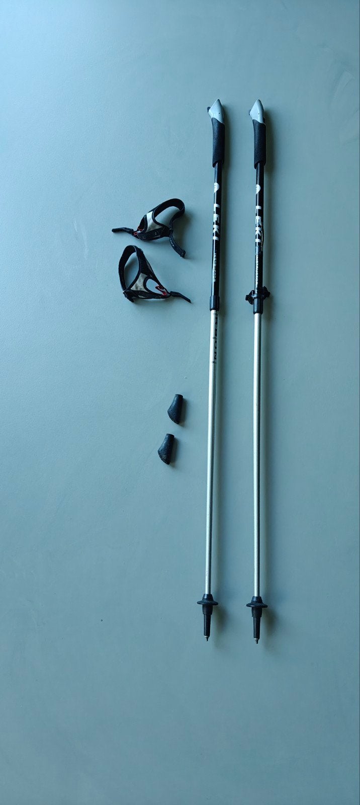 Nordic walking stokken - leki, Ophalen, Verstelbaar, Gebruikt