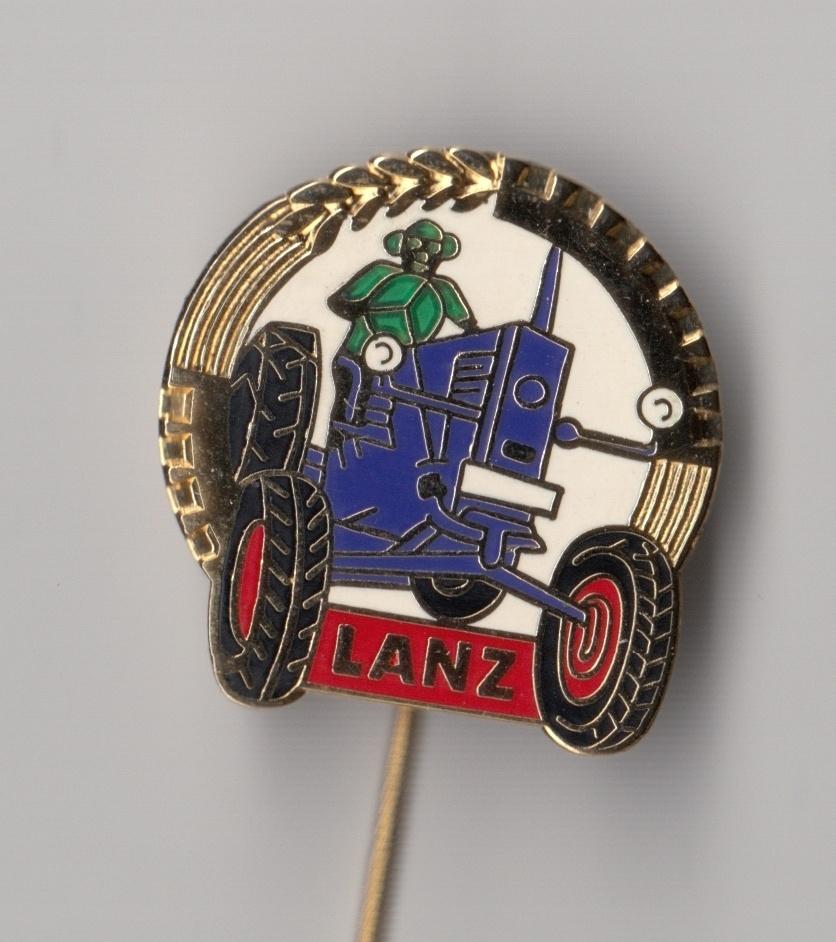 Lanz Tractor logo speldje, Gebruikt, Niet vindbaar, Niet vindbaar, Speldje of Pin