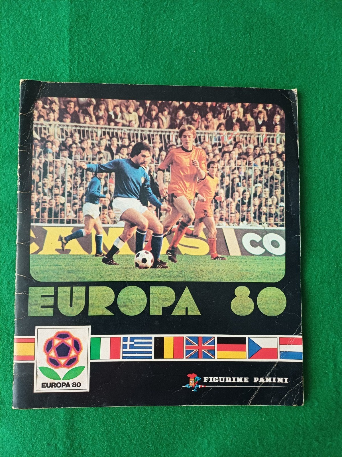 Panini Europa 80 voetbalalbum bijna compleet., Ophalen of Verzenden, Zo goed als nieuw, Buitenlandse clubs, Boek of Tijdschrift