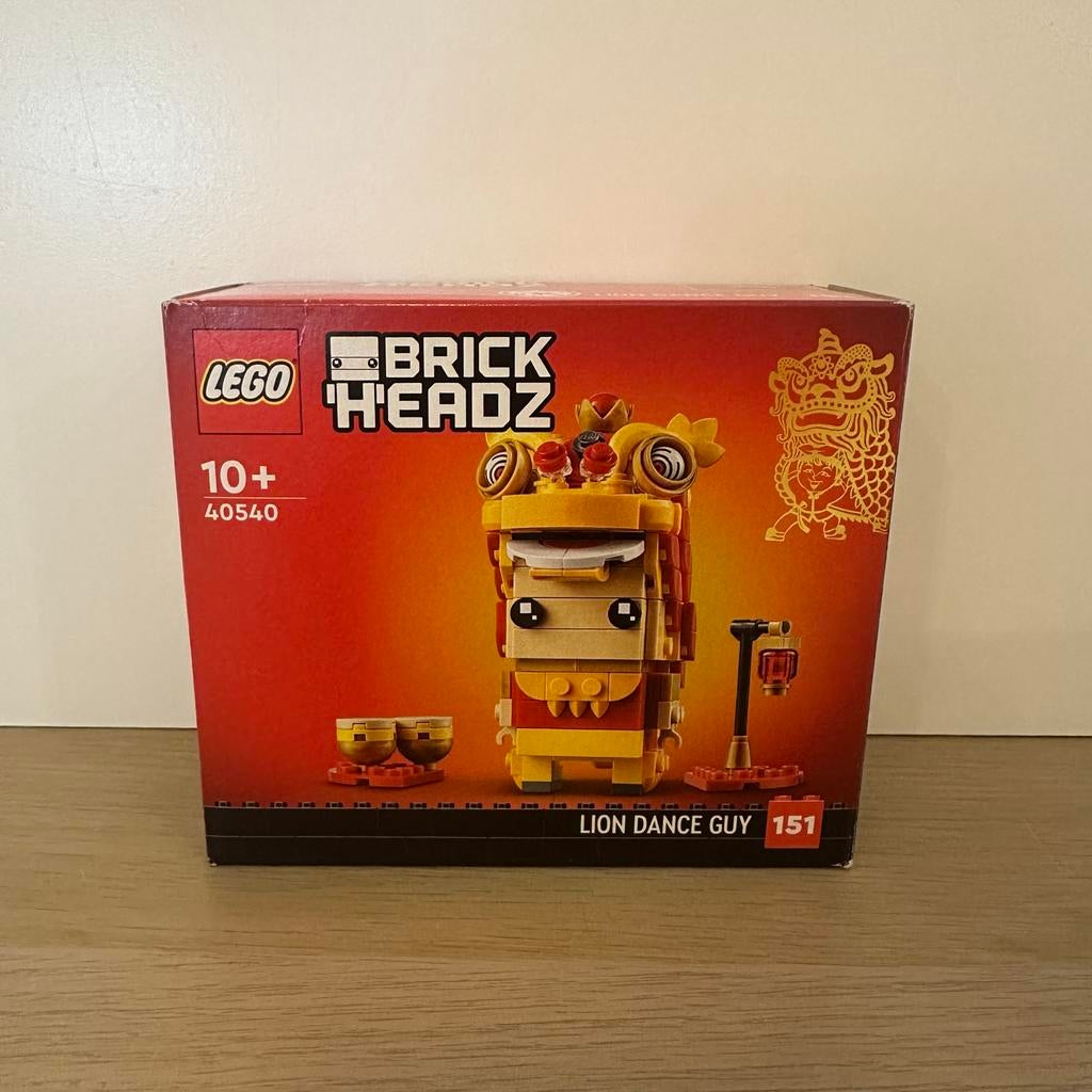 LEGO BrickHeadz 40540 Lion Dance Guy, Ophalen of Verzenden, Zo goed als nieuw