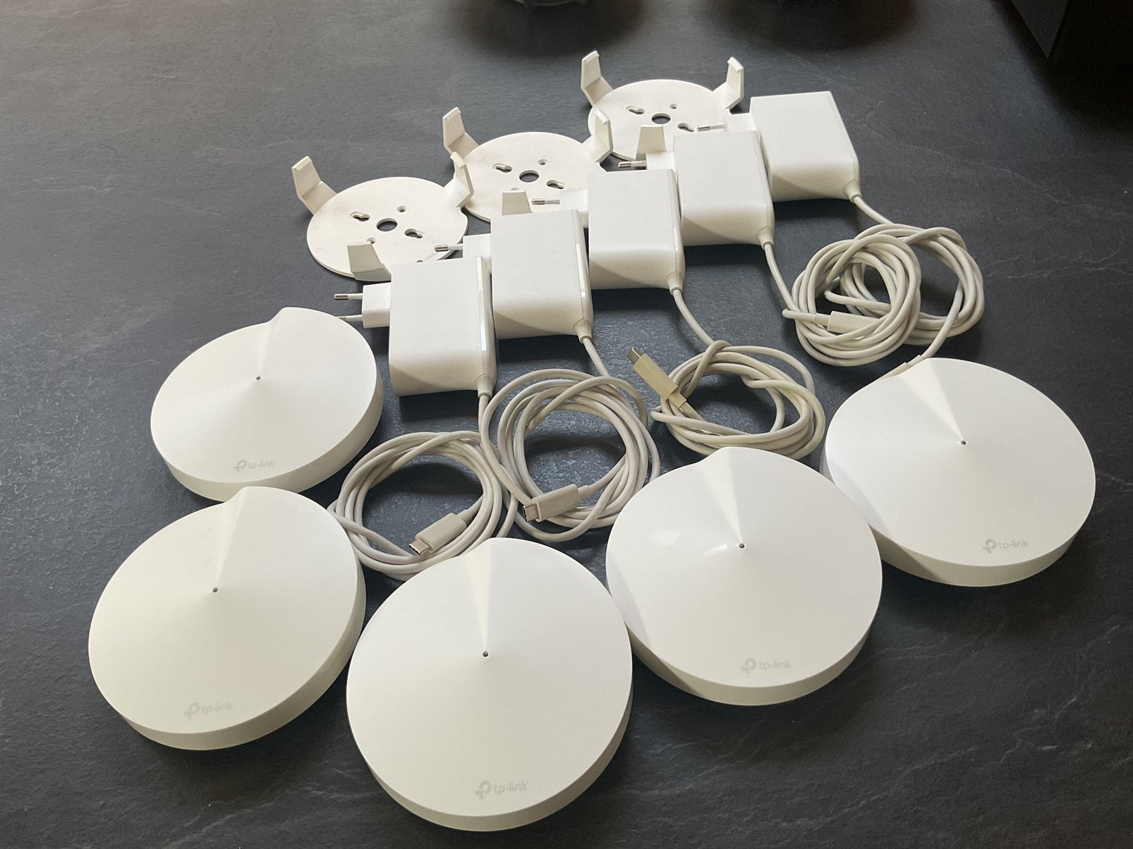 tp-link Deco P7 5 st. inc. voeding en 3 plafond-/muurbeugels, Ophalen of Verzenden, Gebruikt