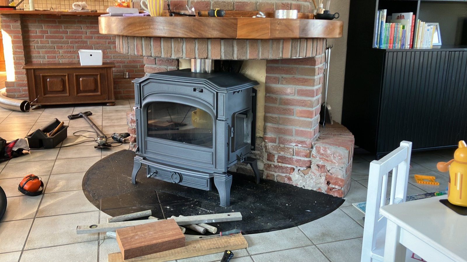 Houtkachel Dovre 750, Ophalen, Zo goed als nieuw, Hout, Houtkachel
