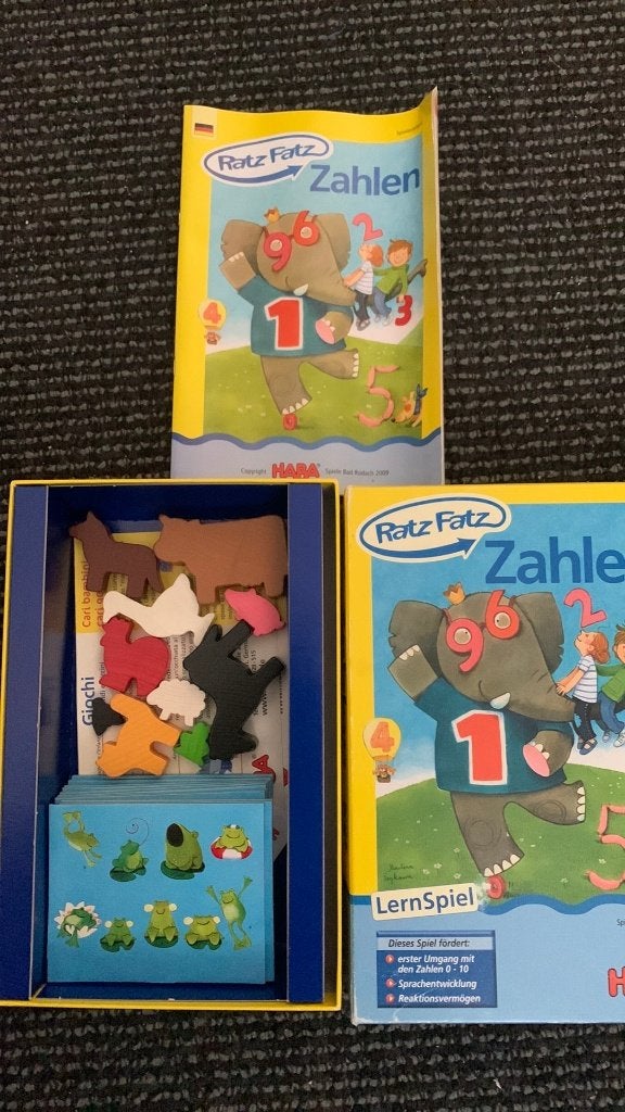 Spelletje HABA Zahlen, Ophalen of Verzenden, Zo goed als nieuw