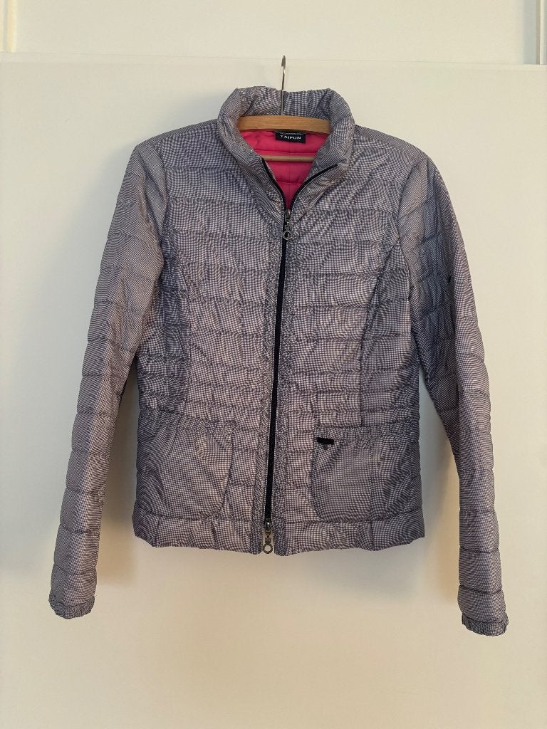 Leuke Taifun jas tussenjas puffer, Ophalen of Verzenden, Gedragen, Maat 38/40 (M), Blauw