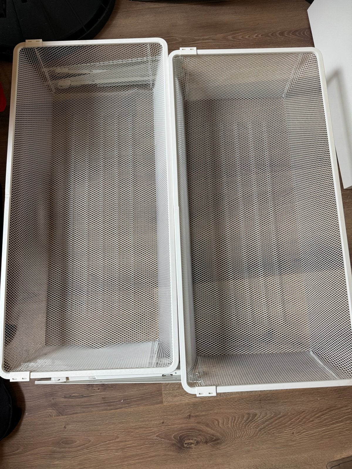 Ikea Boaxel lade 100cm - Wit metalen mand, Huis en Inrichting, Ophalen, Zo goed als nieuw