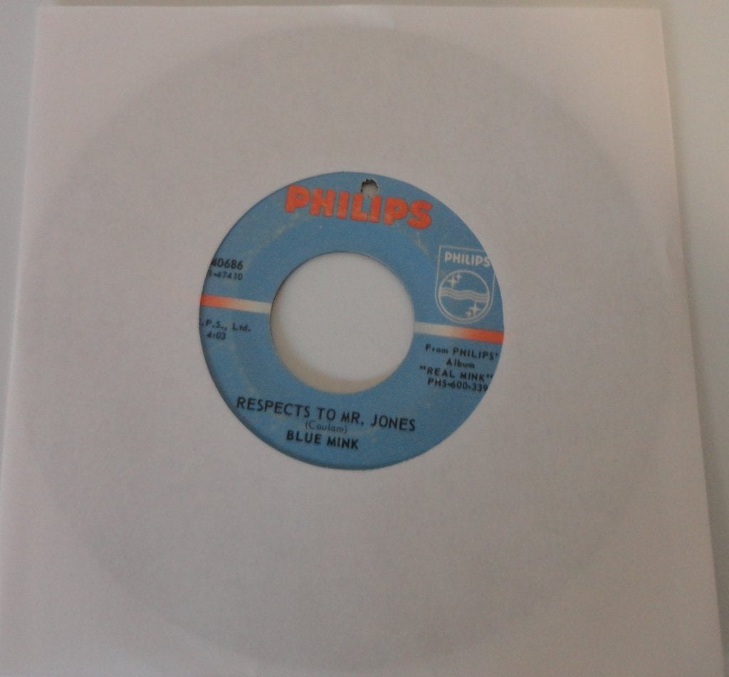 Blue Mink > Respects to Mr.Jones, Cd's en Dvd's, Ophalen of Verzenden, Gebruikt, 7 inch, Pop