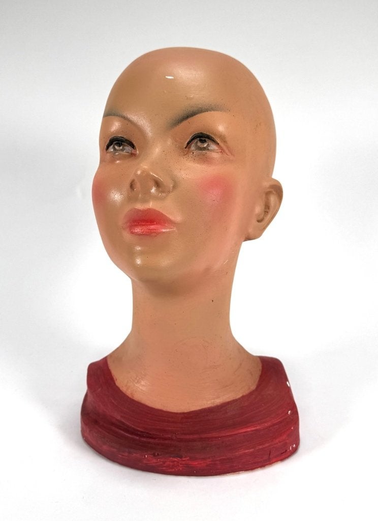 692. Art Deco mannequin hoofd, jaren 30, Antiek en Kunst, Ophalen