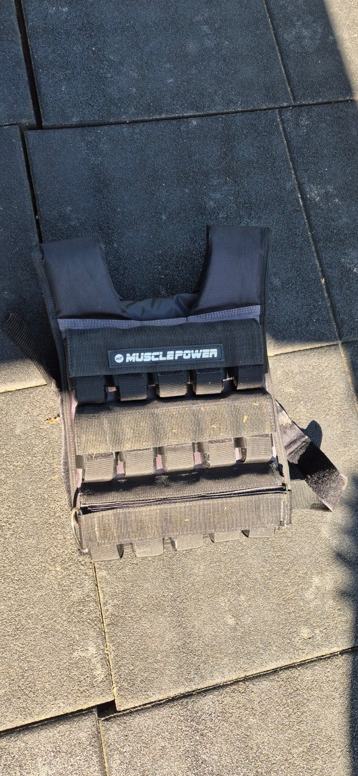 Muscle Power Gewichtsvest 20kg, Ophalen of Verzenden, Gebruikt, Benen, Overige typen