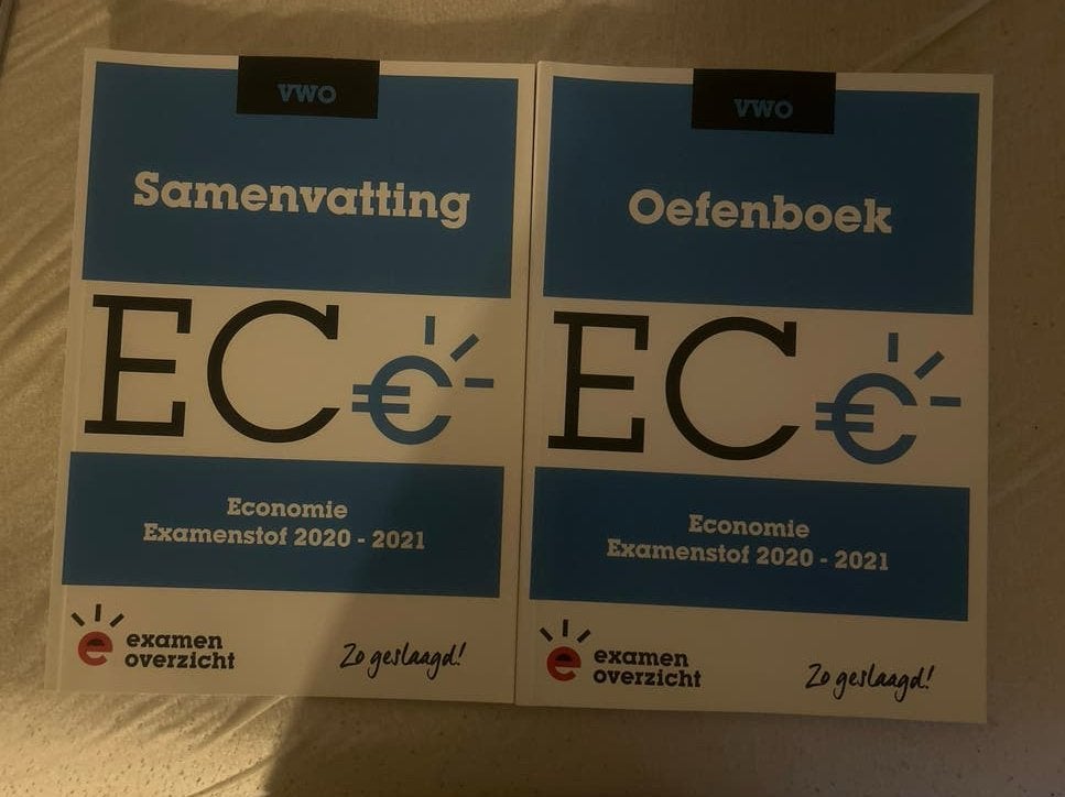 ExamenOverzicht Economie VWO Samenvatting & Oefenboek, Ophalen of Verzenden, Gamma, Nieuw, Overige niveaus
