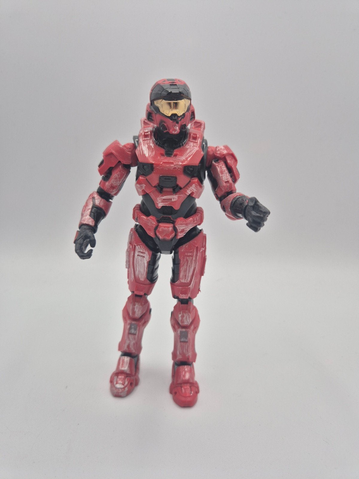 Halo Infinite Spartan Mark VII Red Action Figure, Gebruikt, Jazwares, LLC, Onbekend, Ophalen of Verzenden