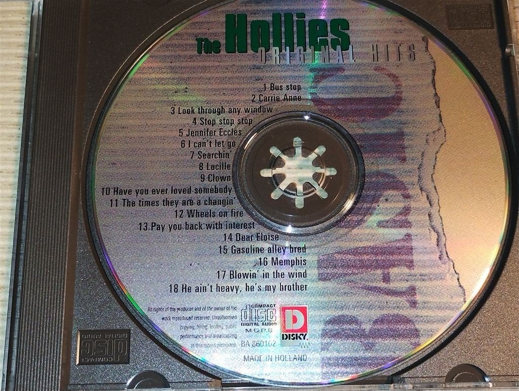 The Hollies - Original Hits, Ophalen of Verzenden, Zo goed als nieuw, Poprock