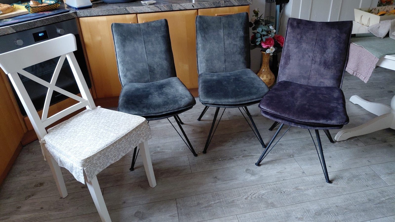 Ikea Rosentorp stoel + overige stoelen, Ophalen, Gebruikt, Overige kleuren, Vier